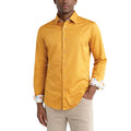 Sinai Collection Luxe Cotton Cocktail Mustard Dress Shirt