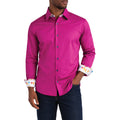 Sinai Collection Luxe Cotton Cocktail Purple Dress Shirt