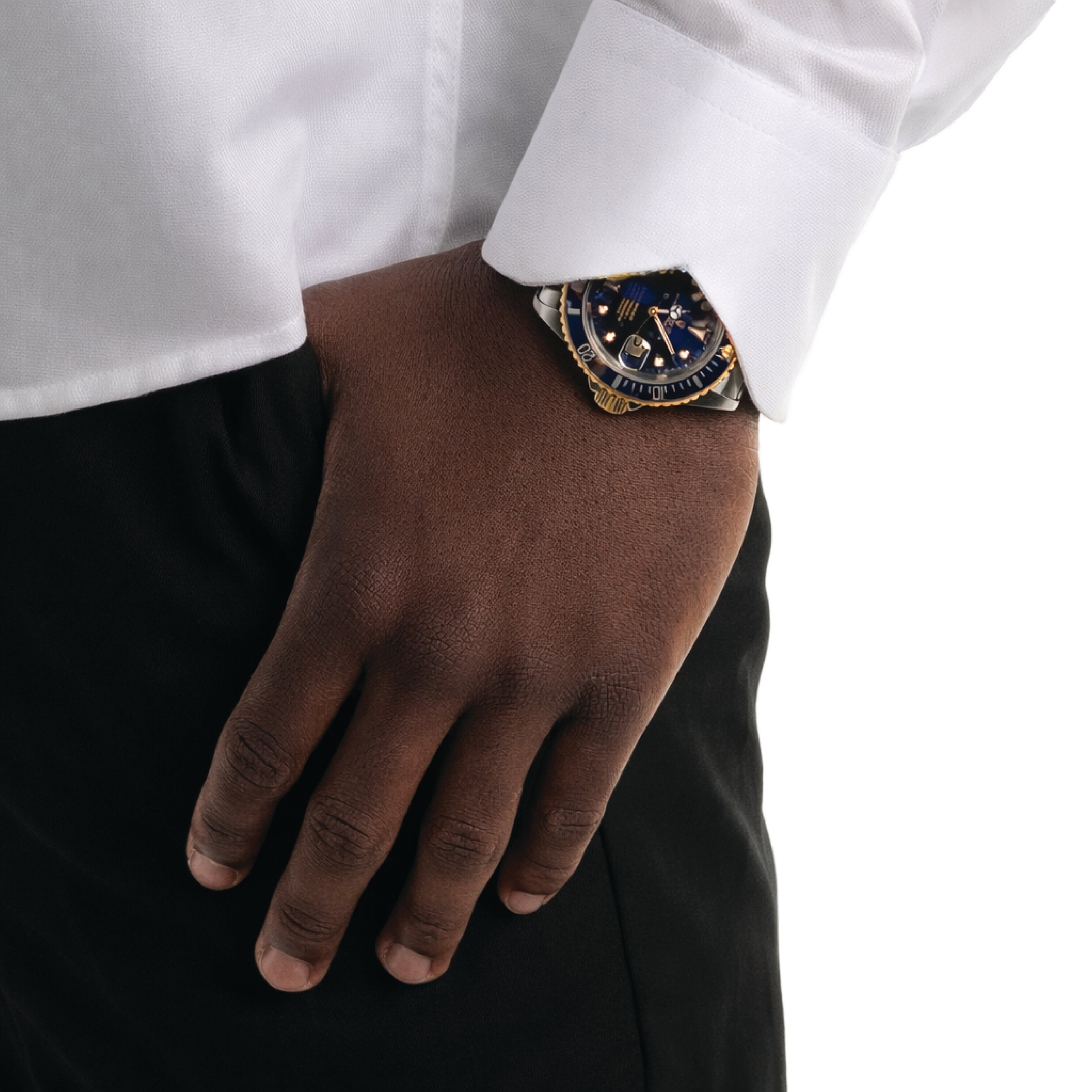 Sinai Collection Luxe Cotton Cocktail White Dress Shirt