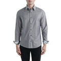 Sinai Collection Luxe Cotton Monochrome Gray Dress Shirt
