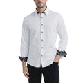 Sinai Collection Luxe Cotton Swirl White Dress Shirt