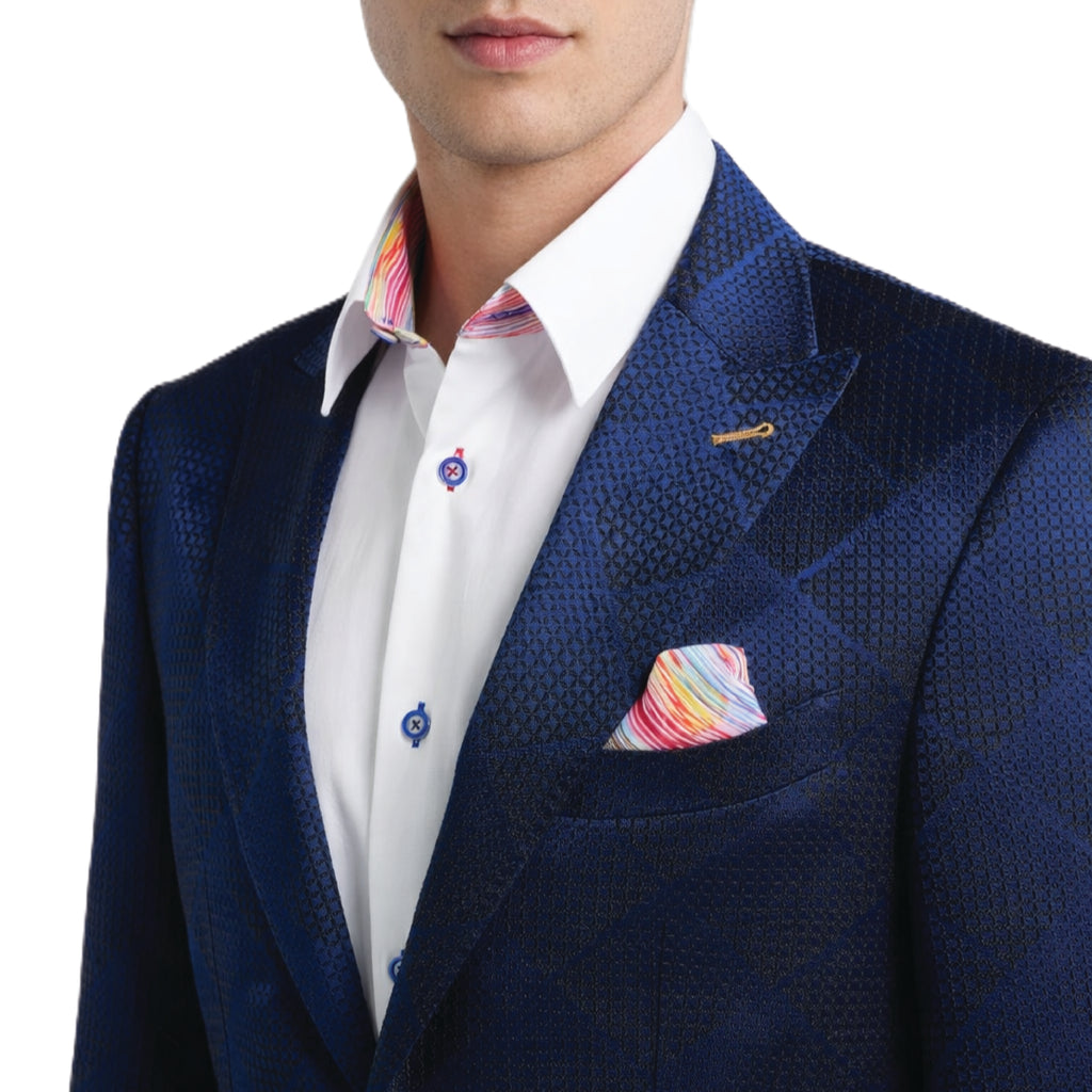Siragusa Sinai Collection Diamond Navy Sport Jacket