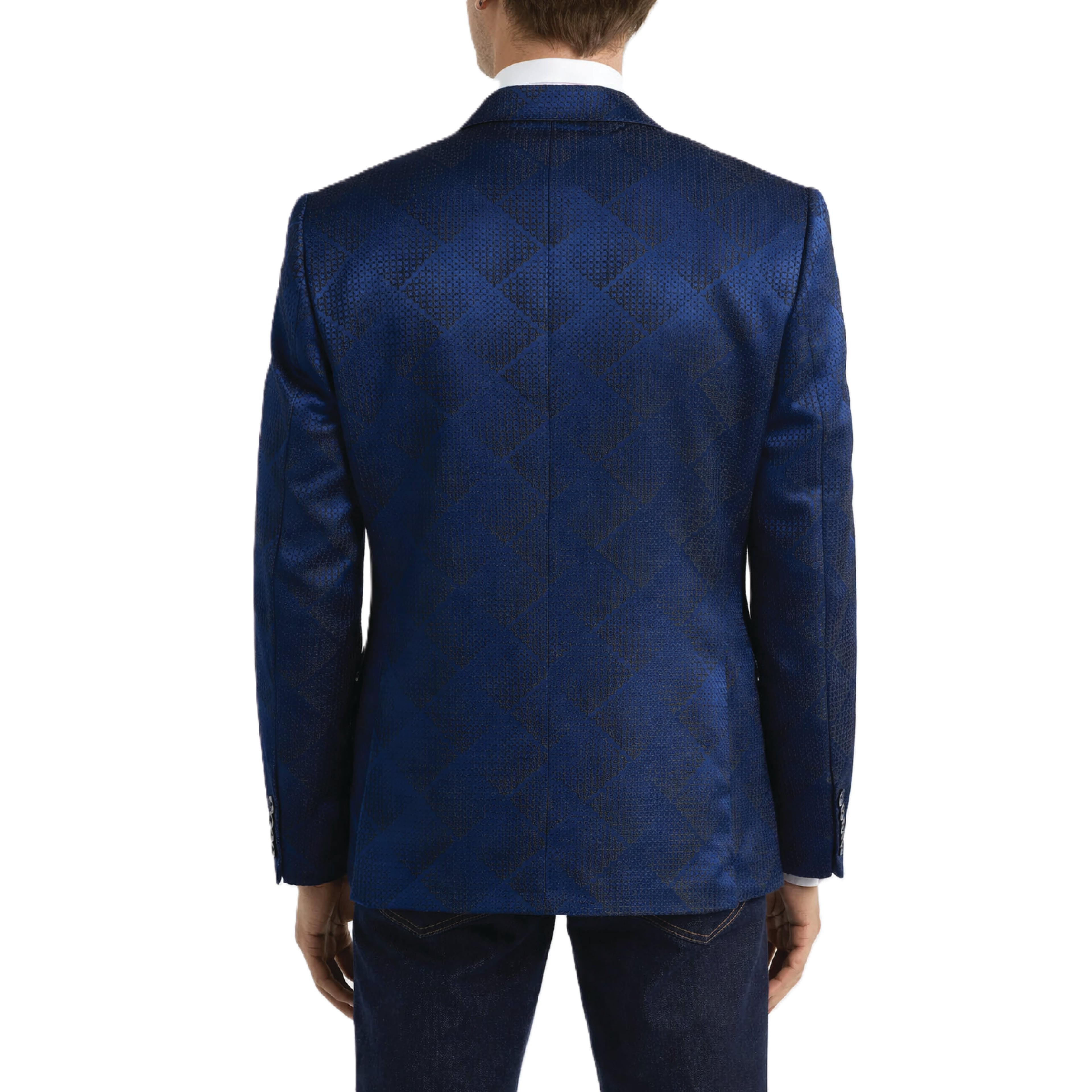 Siragusa Sinai Collection Diamond Navy Sport Jacket