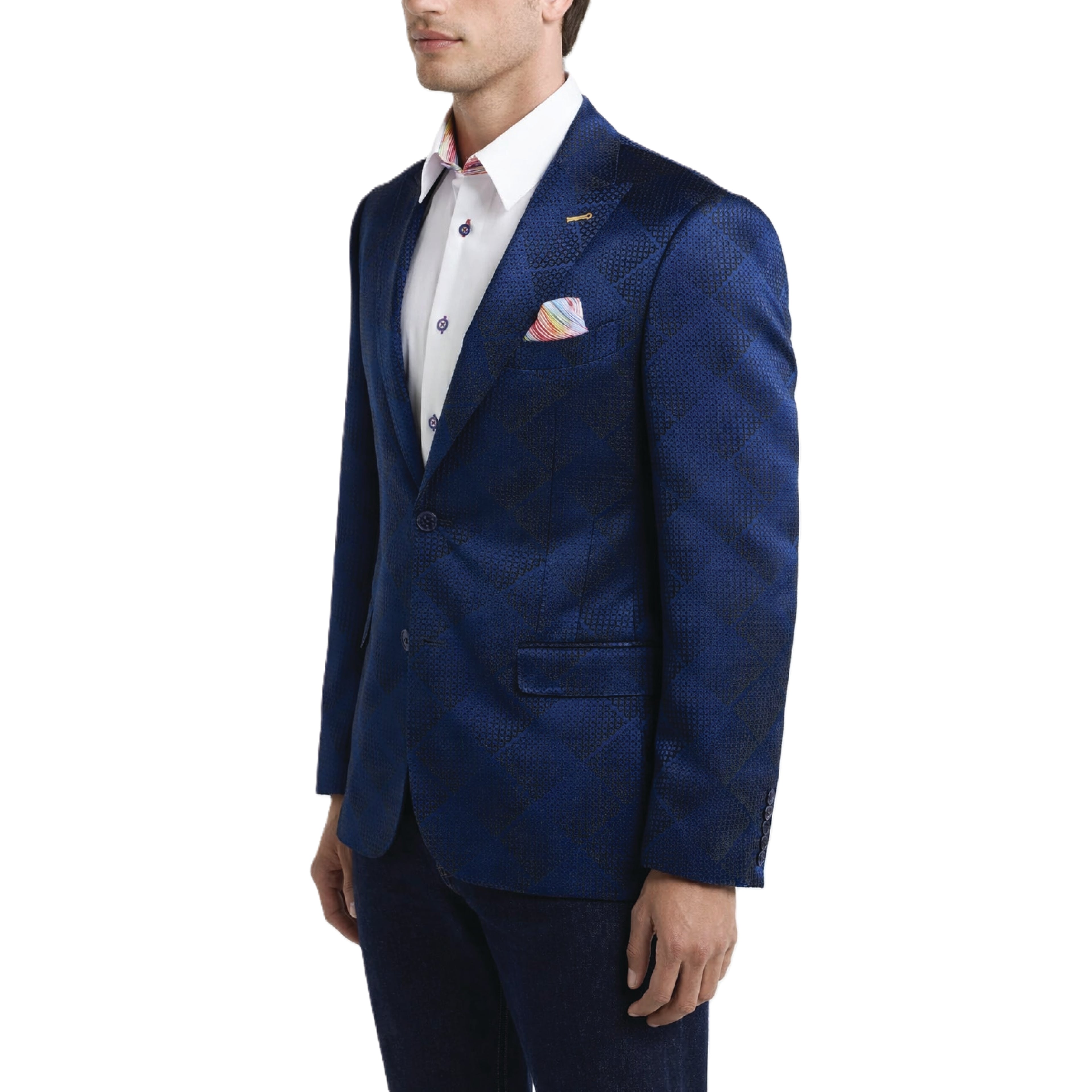Siragusa Sinai Collection Diamond Navy Sport Jacket