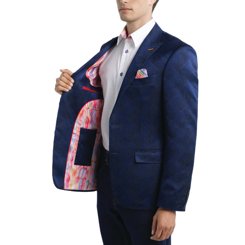 Siragusa Sinai Collection Diamond Navy Sport Jacket