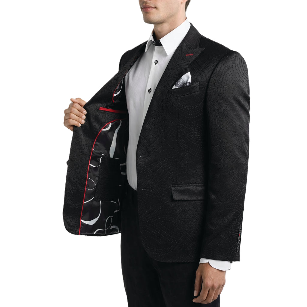 Siragusa Sinai Collection Embossed Onyx Sport Jacket