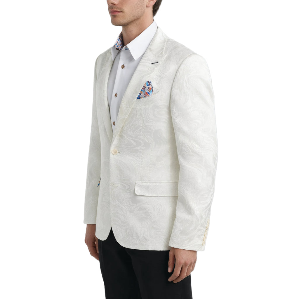 Siragusa Sinai Collection Paisley Ivory Sport Jacket