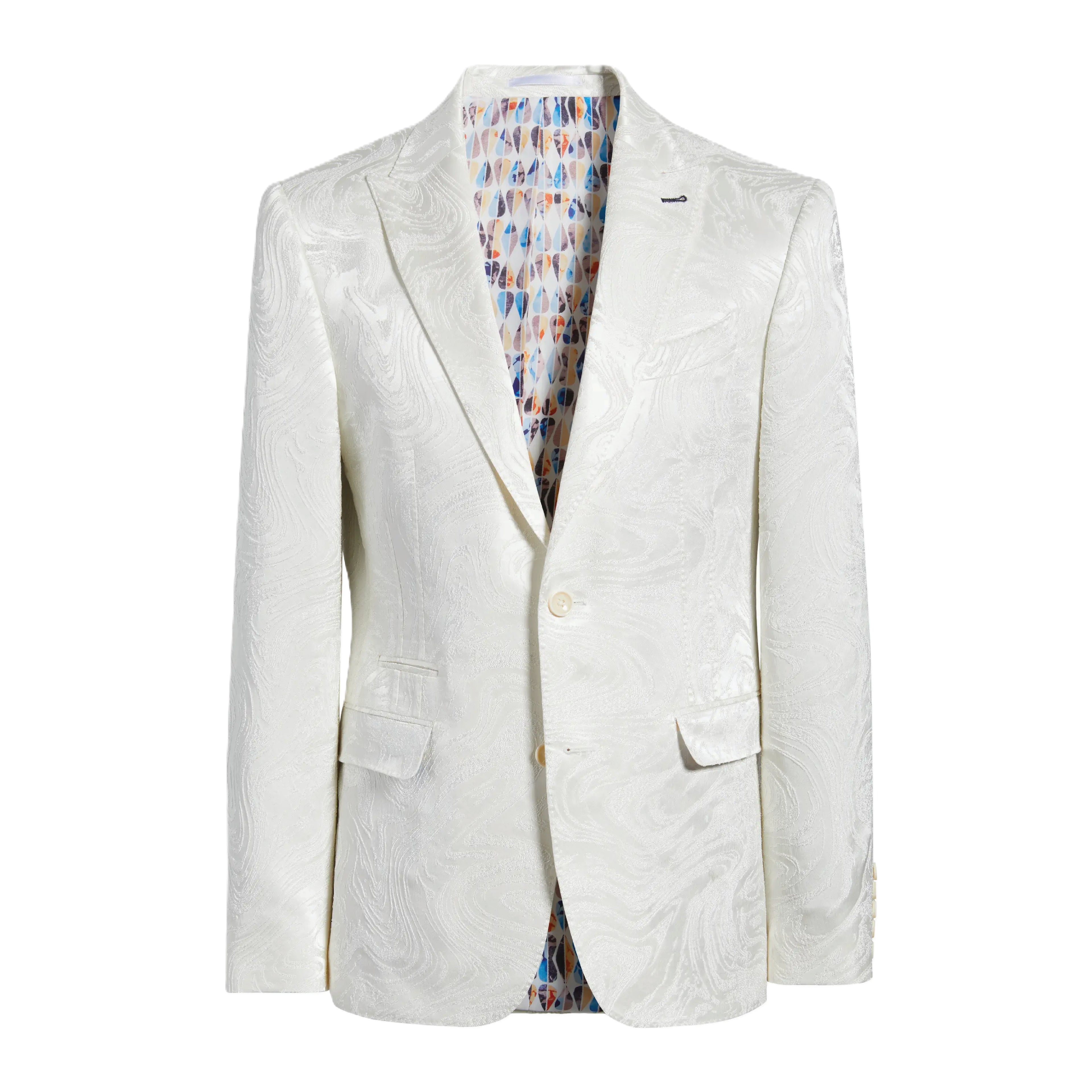 Siragusa Sinai Collection Paisley Ivory Sport Jacket