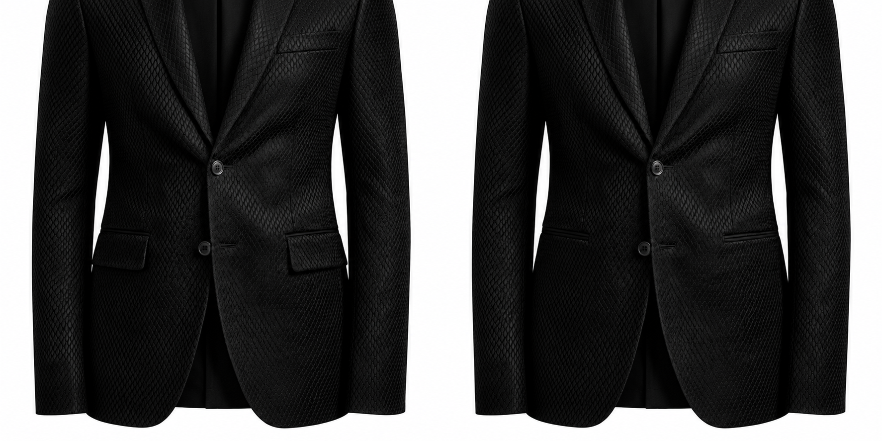 Jacket pocket flaps worn out and tucked in